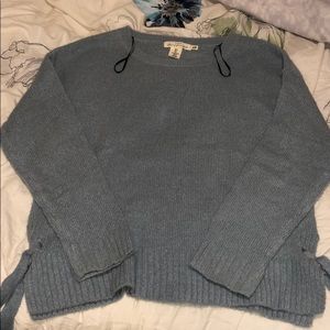 Light Blue H&M Sweater with ties on the sides